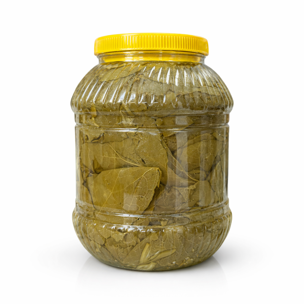 ChatGPT Image 6 Şub 2026 17_32_27 Tokat Yaprağı Salamura – İncecik, Damarsız, Doğal Lezzet - 5 KG'luk Pet - Görsel 1